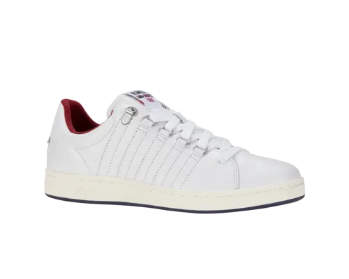 K-Swiss Men's Lozan Ii White Peacoat Tibetan Red Shoes