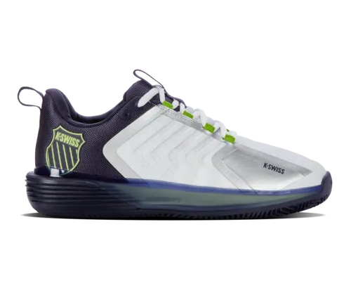 K-Swiss Men's Ultrashot 3 Hb White Peacoat Lime Green Shoes