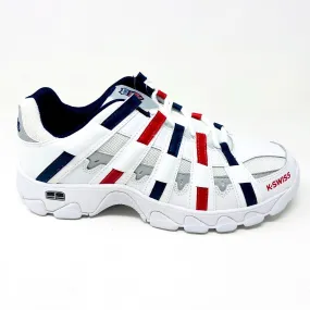K-Swiss ST429 White Peacoat Mars Red Mens Casual Shoes Sneakers 03181 116