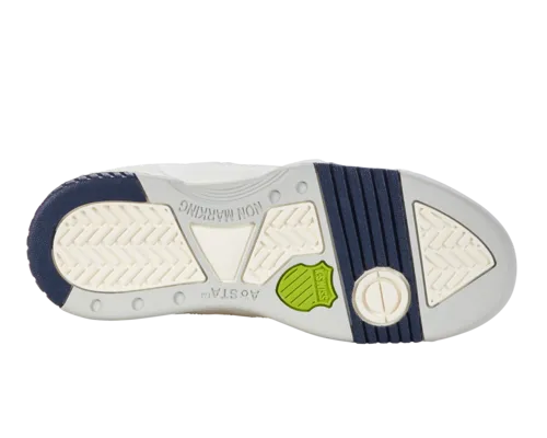 K-Swiss Women's Gstaad Gold Brilliant White Peacoat Gray Violet Shoes