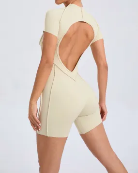 Kira Sprint Jumpsuit - Beige