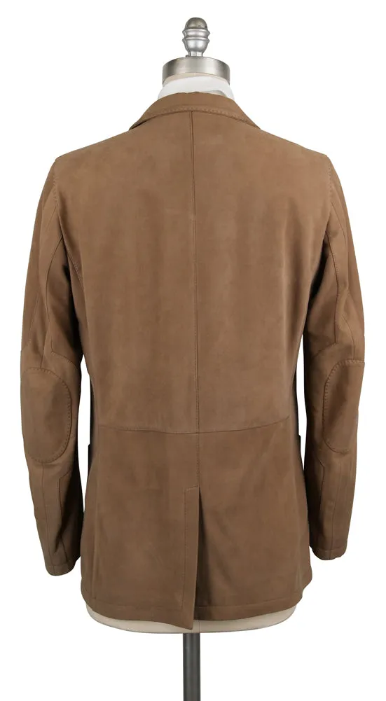 Kiton Light Brown Peacoat