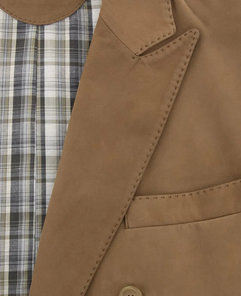 Kiton Light Brown Peacoat