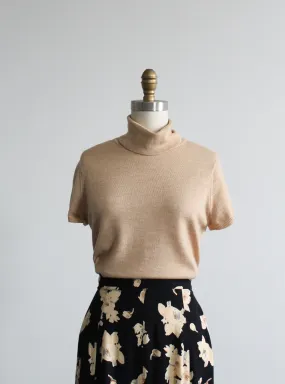 latte wool turtleneck