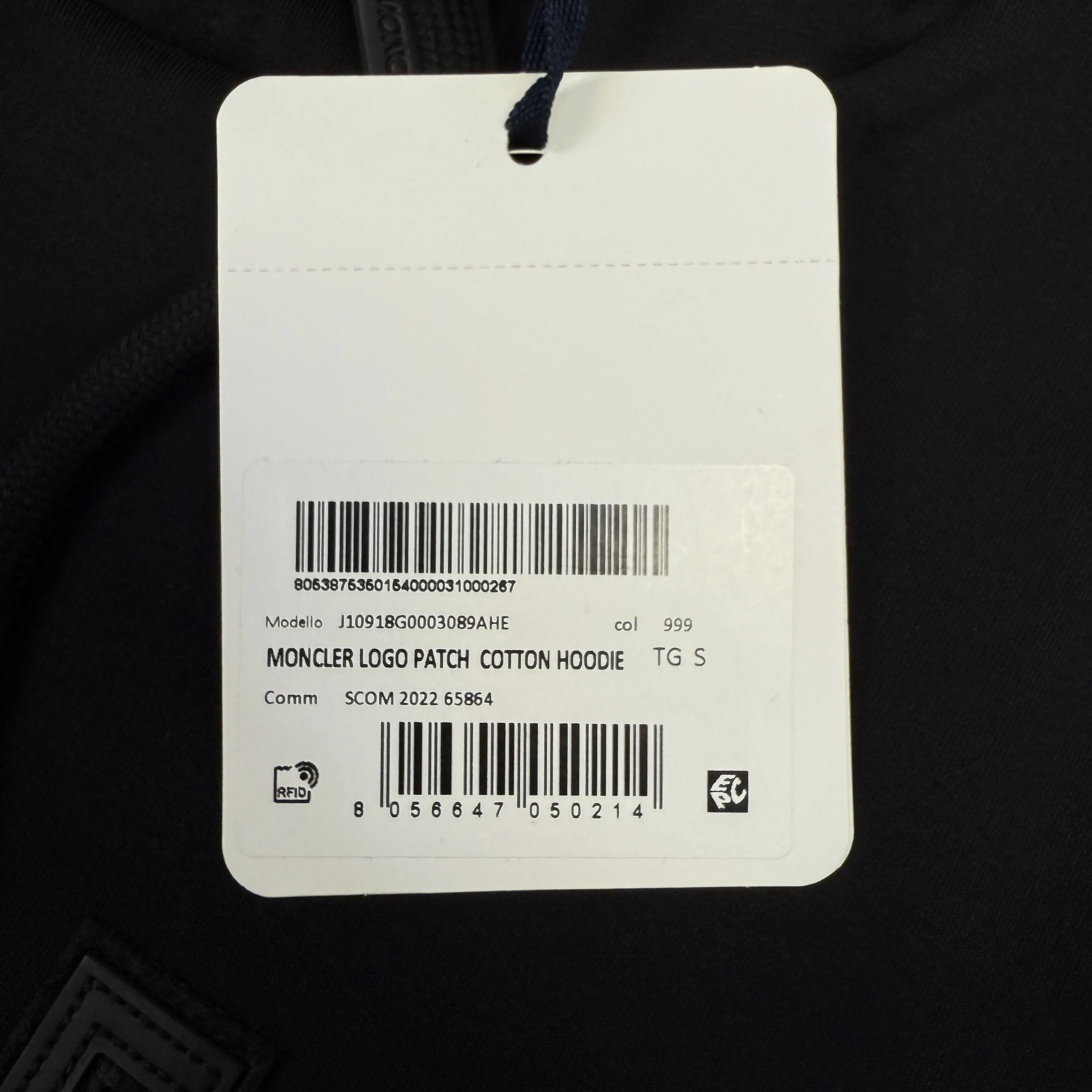 Leather Logo Tech Hoodie