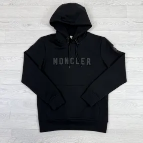 Leather Logo Tech Hoodie