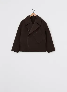 Lemaire Dispatch Peacoat (Brown Chine)