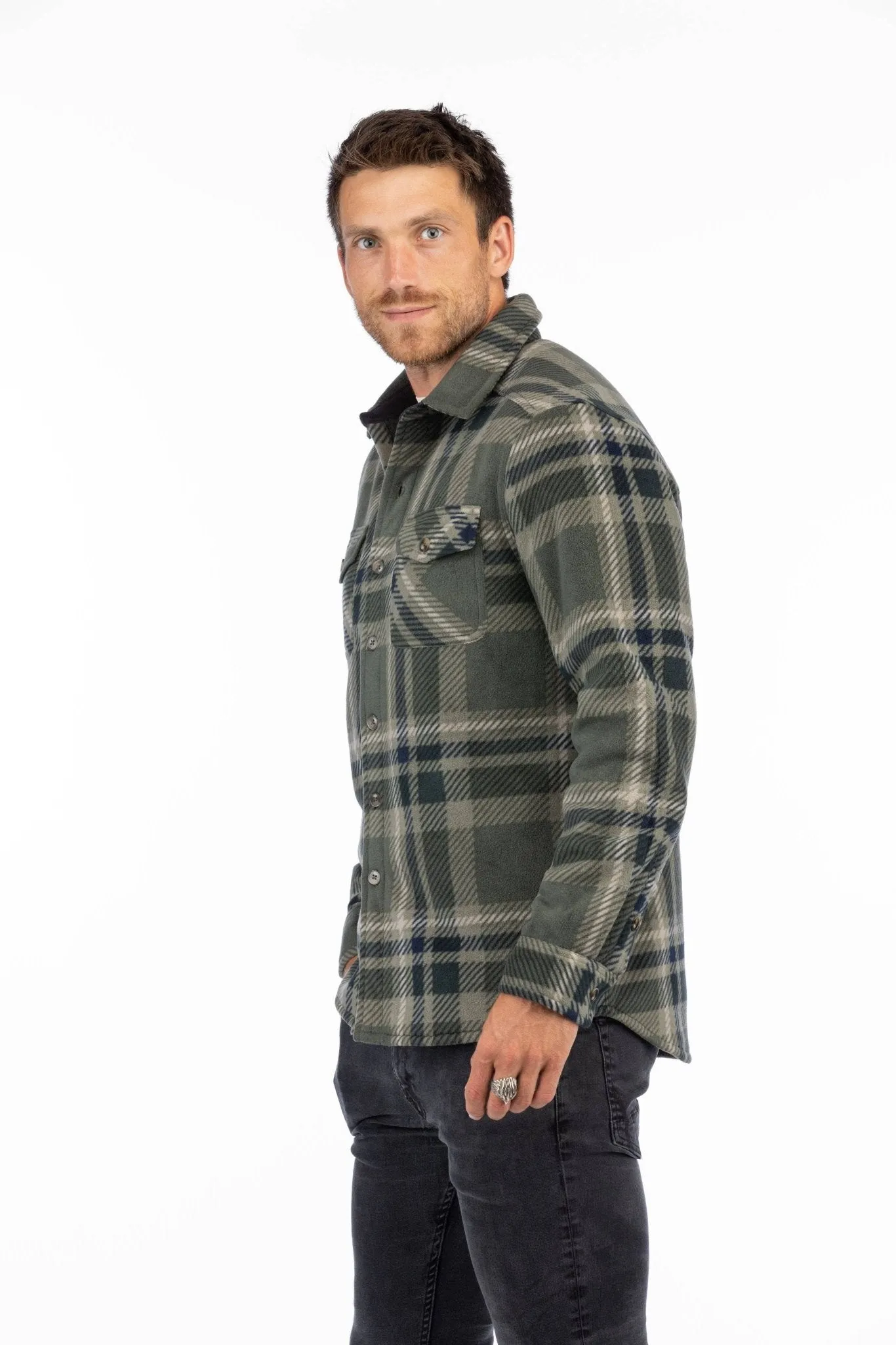LIV Outdoor - Men's Koda Sherpa Lined Shirt Jacket