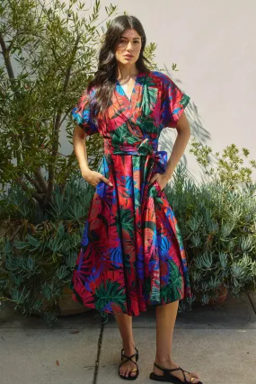 Lizzie - Wrap Midi Dress