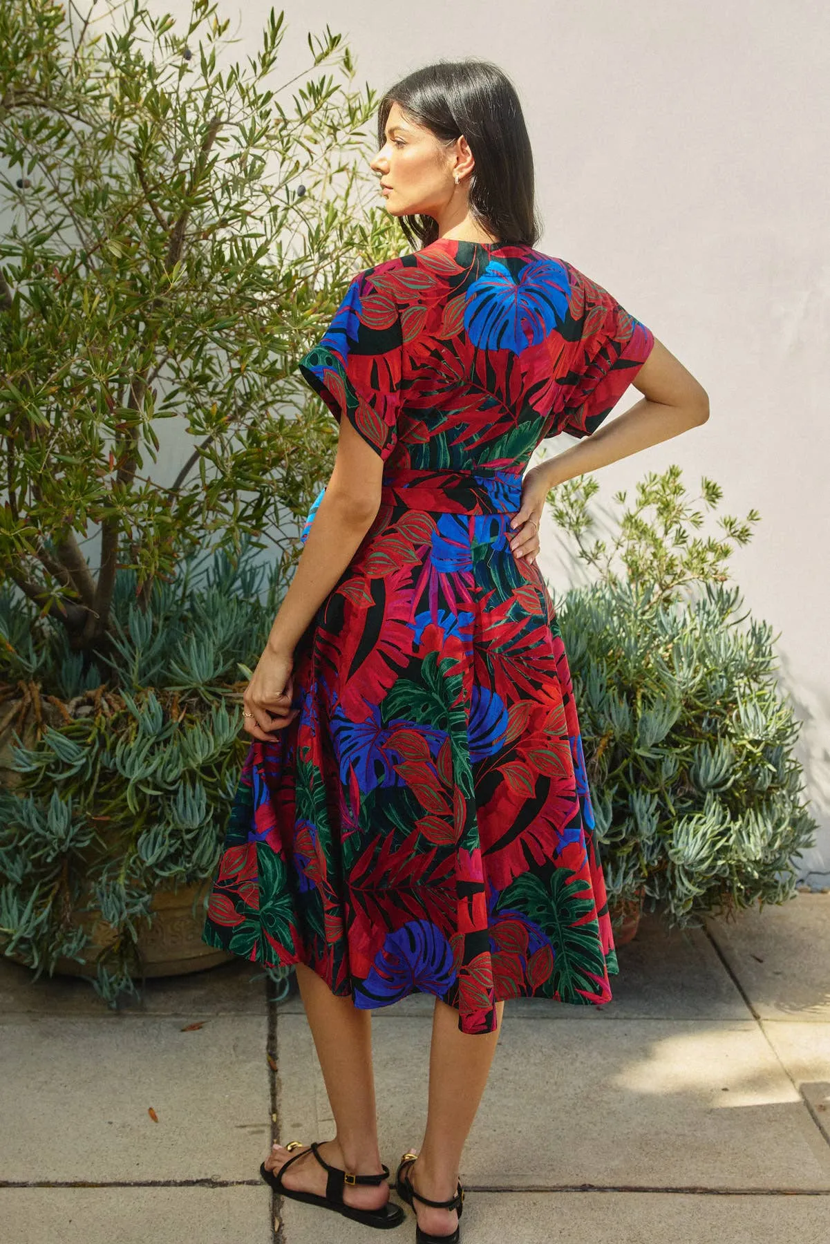 Lizzie - Wrap Midi Dress