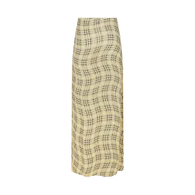 Long Plaid Skirt