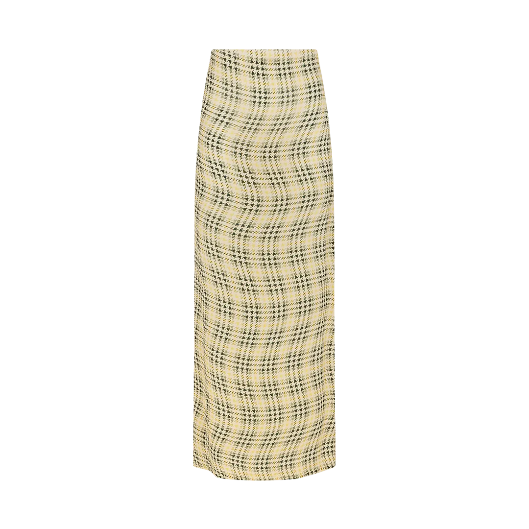 Long Plaid Skirt
