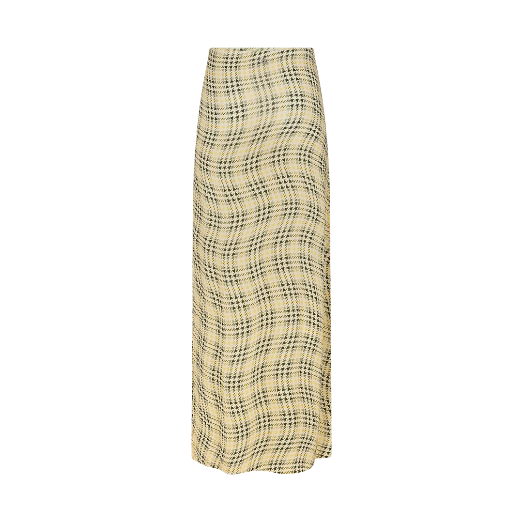 Long Plaid Skirt