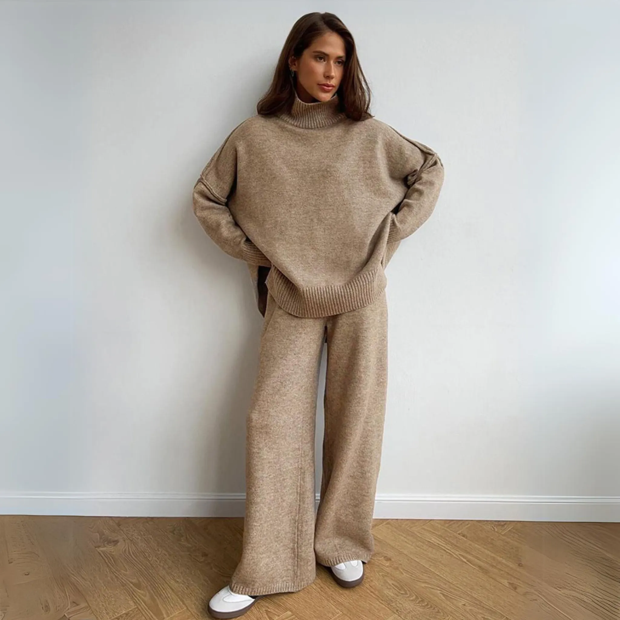 Matior™ | Viral Turtleneck Knit Set