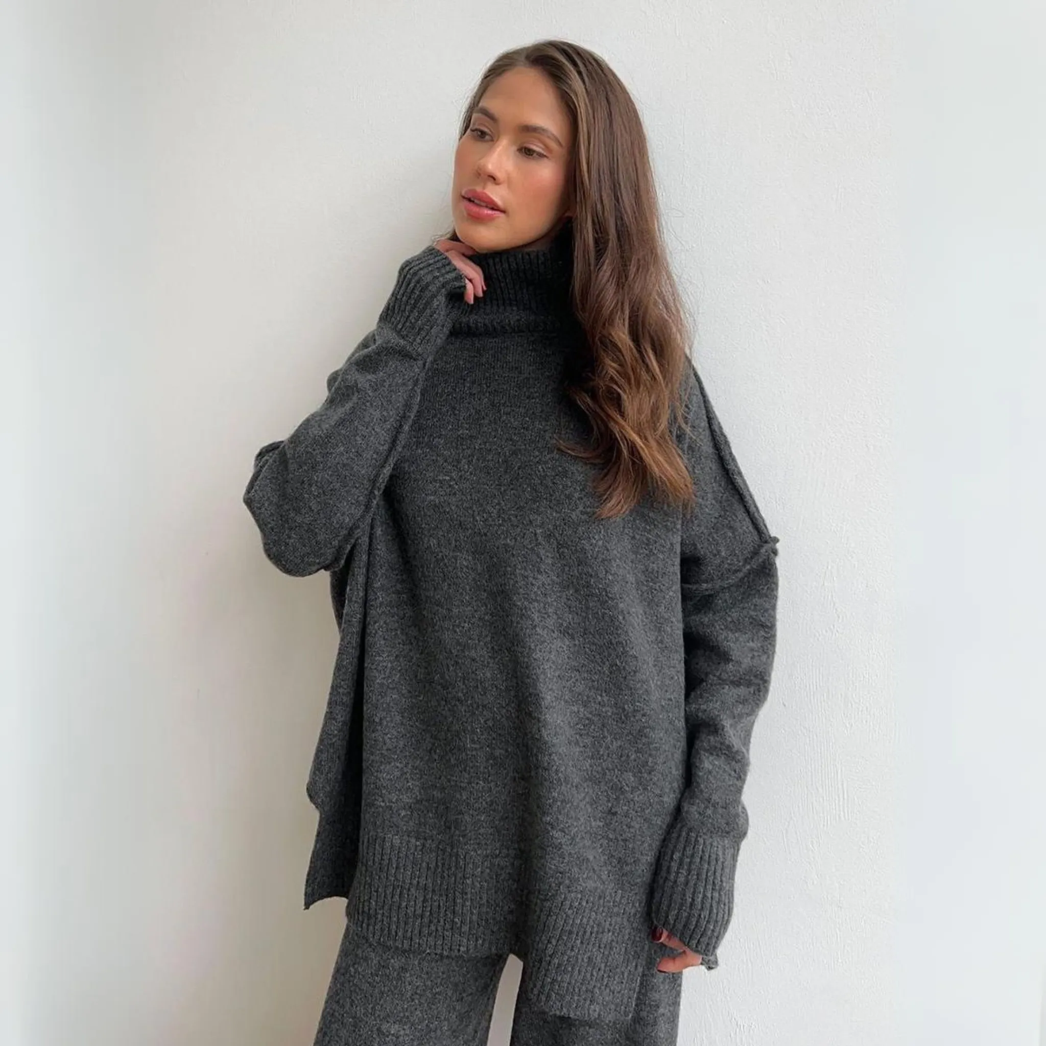 Matior™ | Viral Turtleneck Knit Set