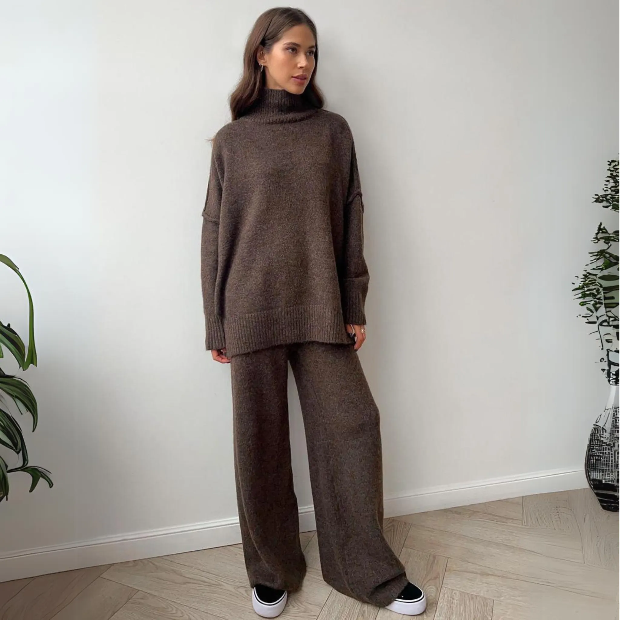 Matior™ | Viral Turtleneck Knit Set