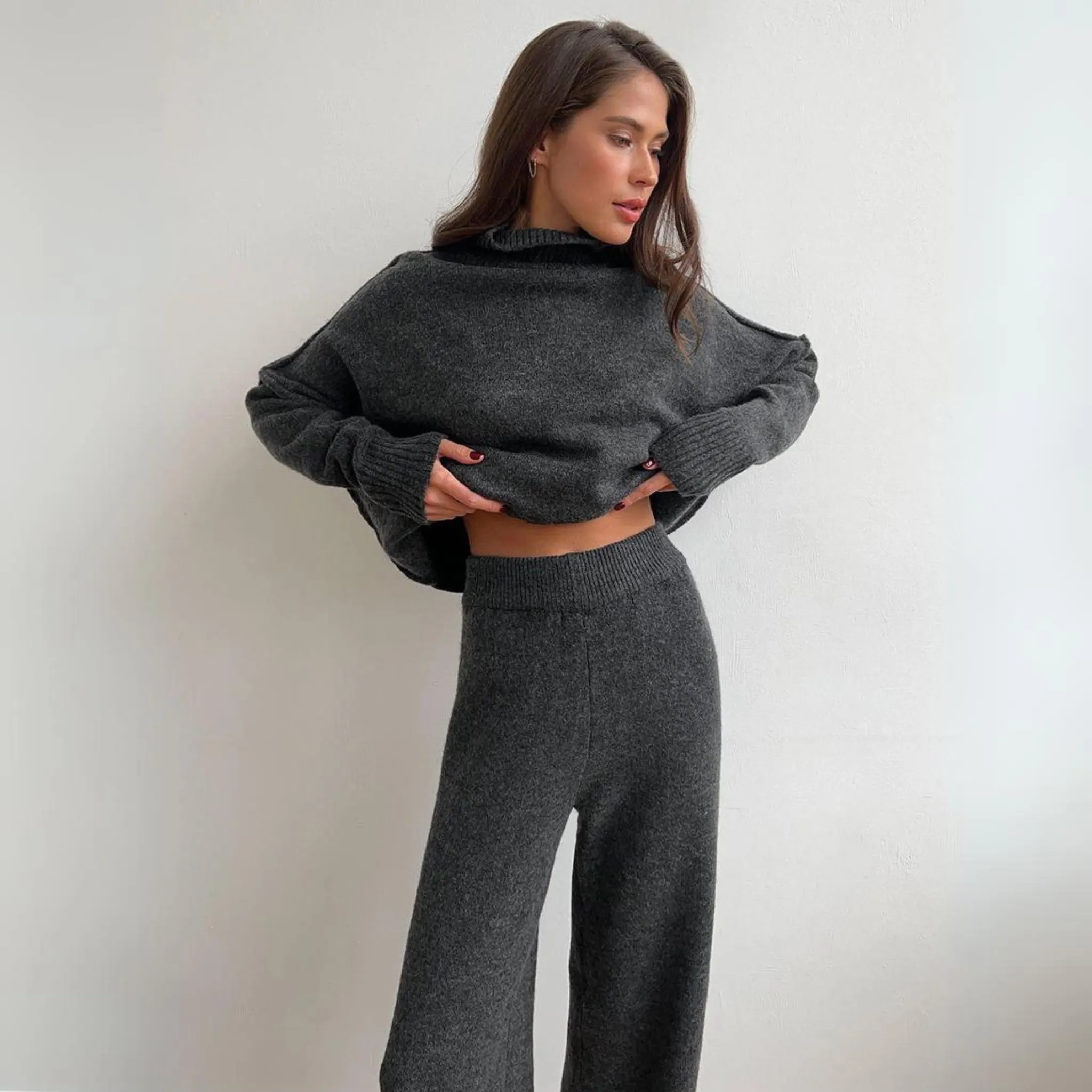 Matior™ | Viral Turtleneck Knit Set