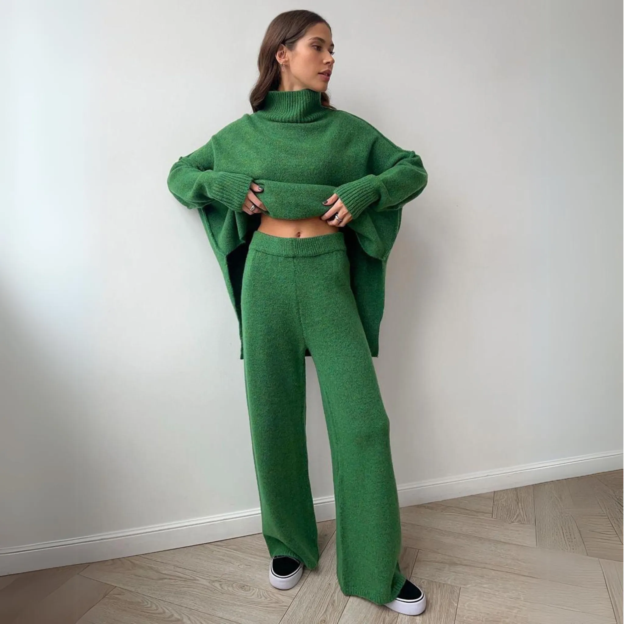 Matior™ | Viral Turtleneck Knit Set