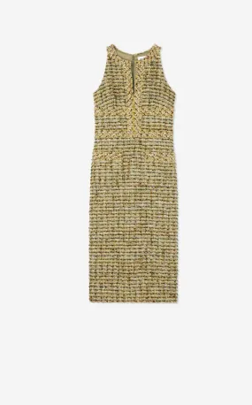 Metallic Tweed Dress