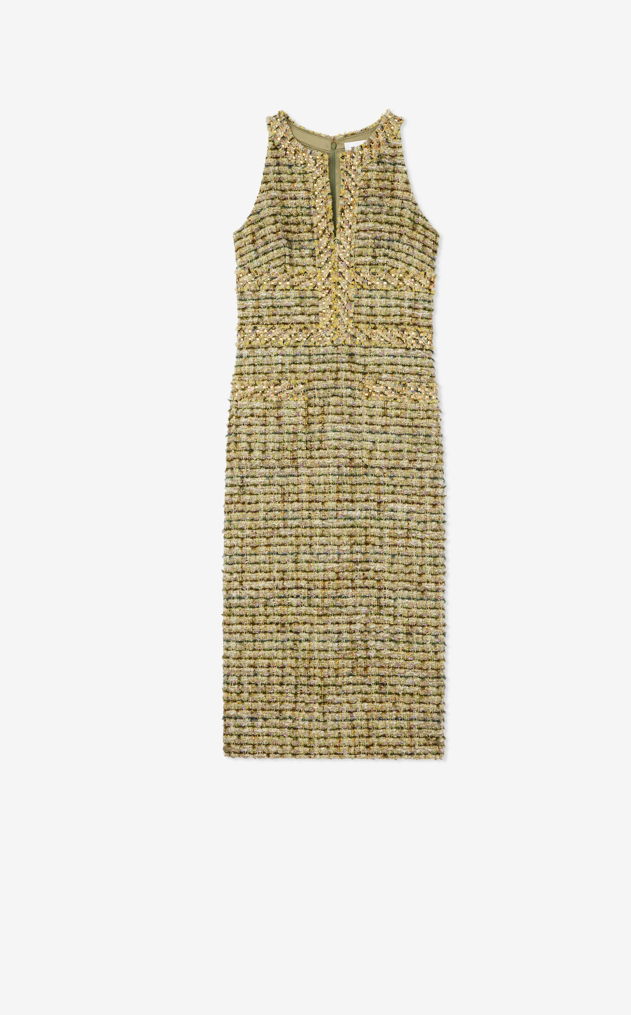Metallic Tweed Dress