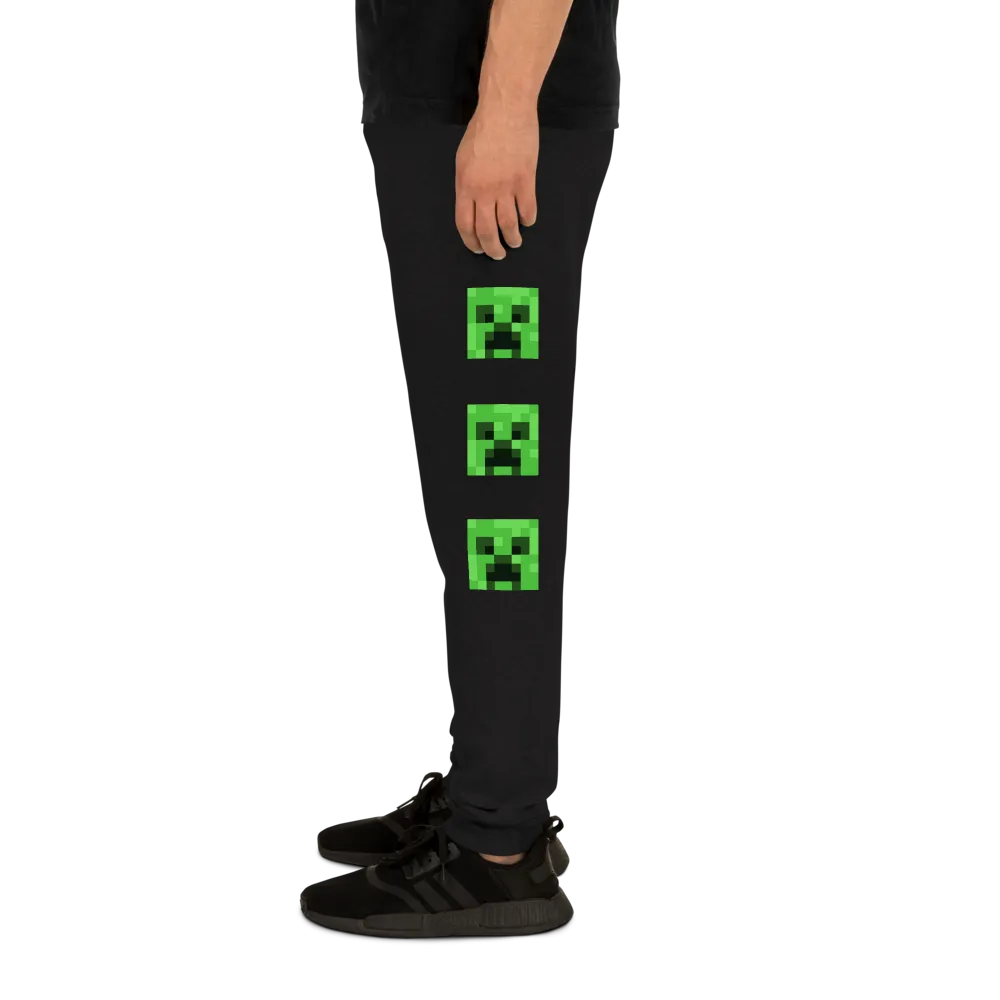 Minecraft Creeper Face Joggers