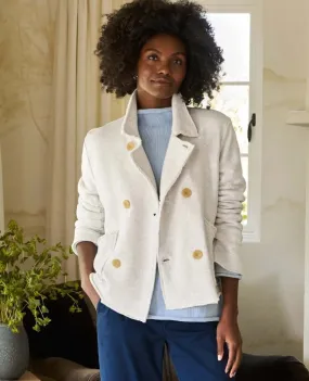 Mini Belfast Peacoat White Melange