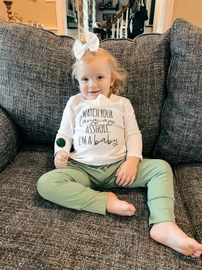 Mint Joggers 12/18 to 4T