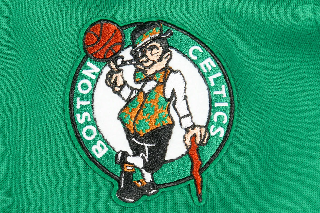 NBA BOSTON CELTICS CLASSIC LITTLE BOYS FLC FZ HOODIE (KELLY GREEN)