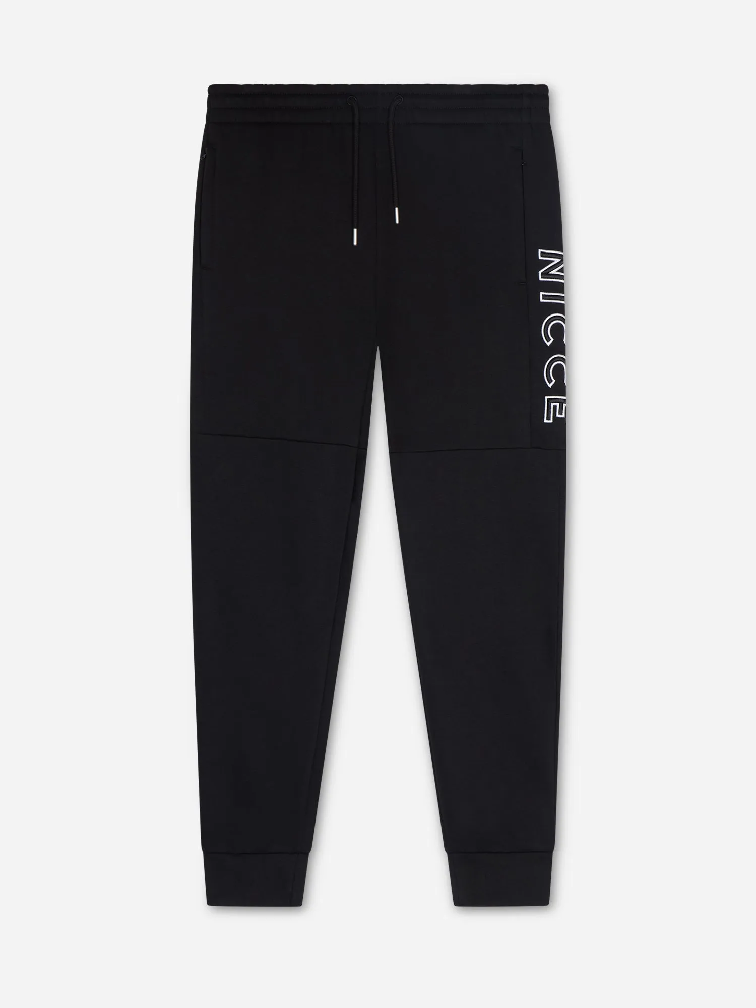 NICCE Mens Mercury Outline Joggers | Black