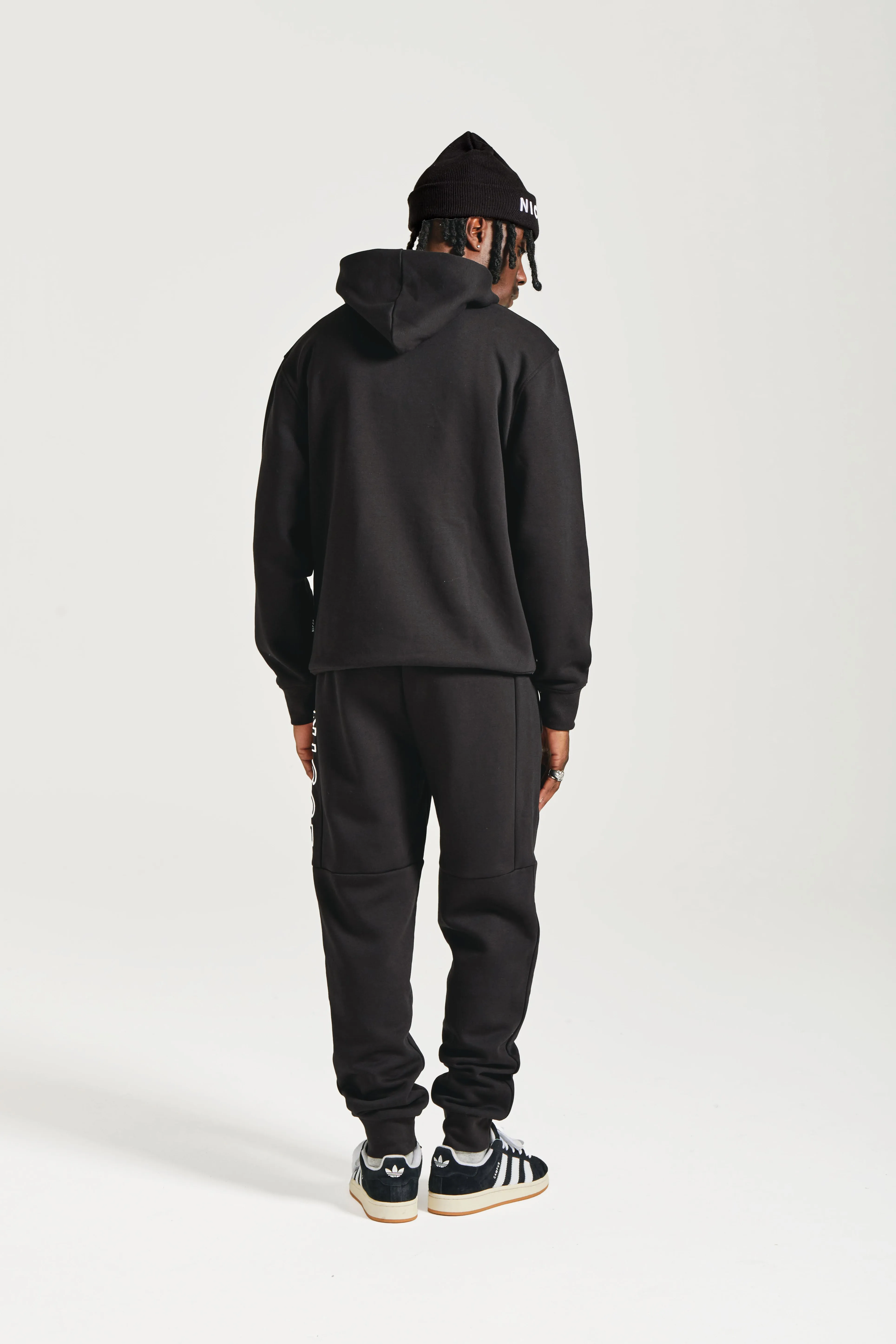 NICCE Mens Mercury Outline Joggers | Black