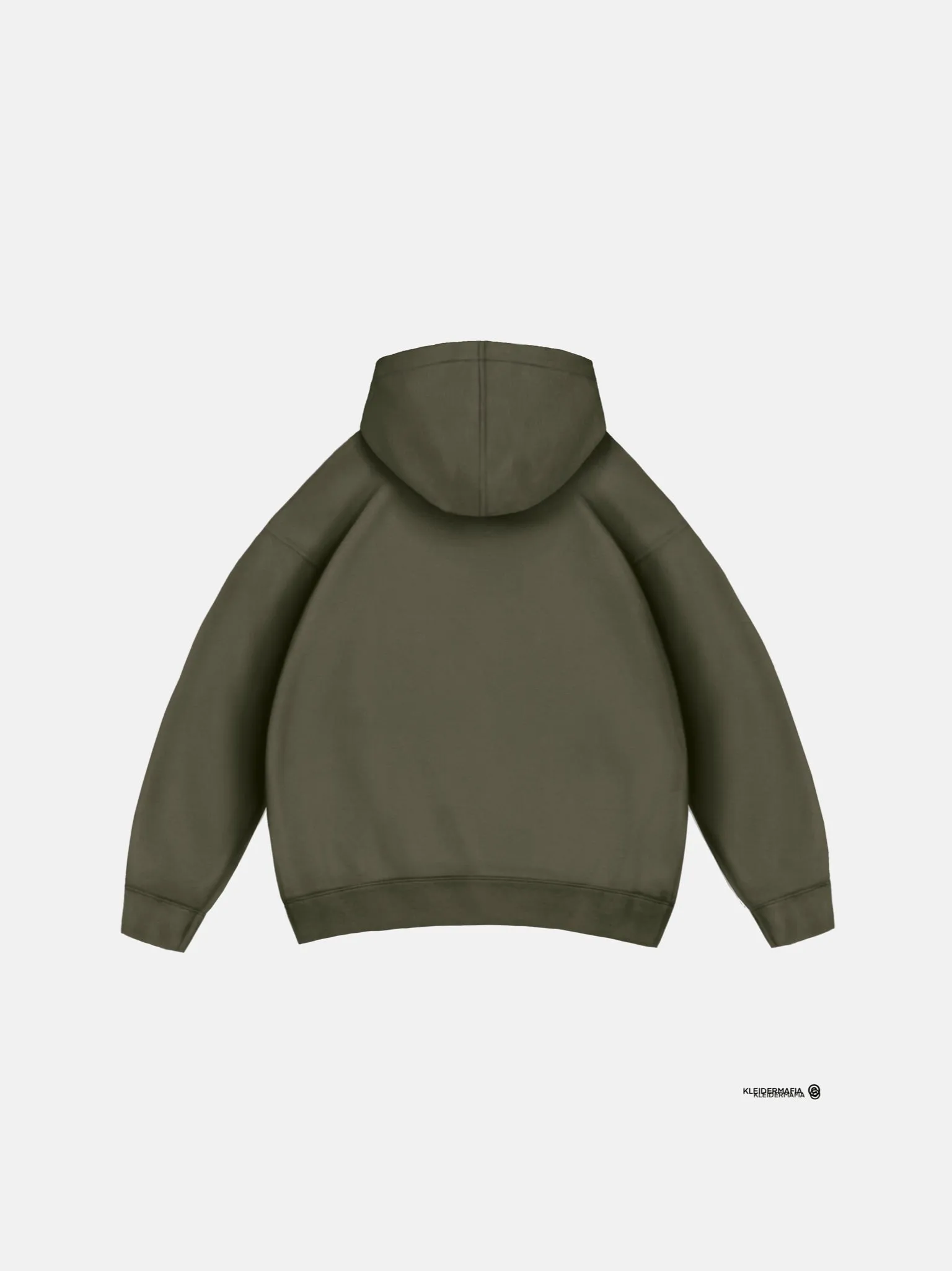 Oversize Basic Hoodie - Khaki