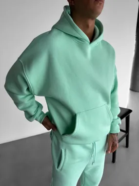 Oversize Basic Hoodie - Mint