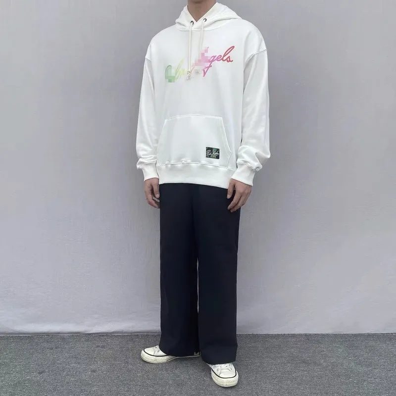 Palm Angels Hoodie Printed Hoodie Men's Loose Hoodie Coat