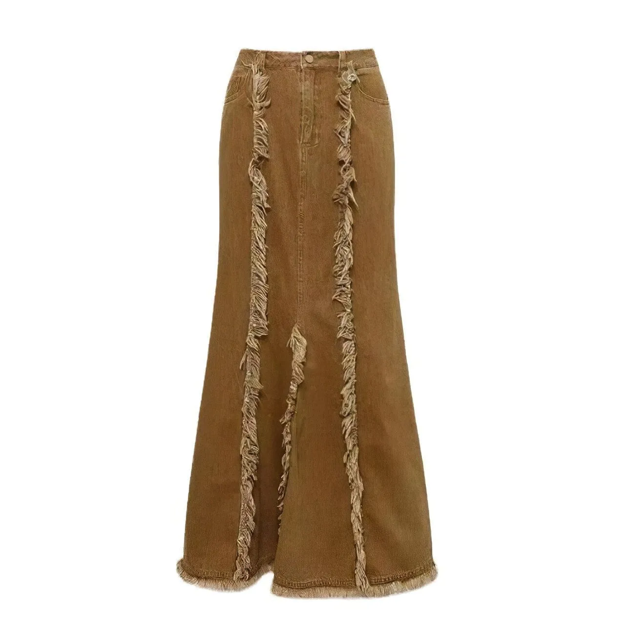 Paola Retro Denim Skirt