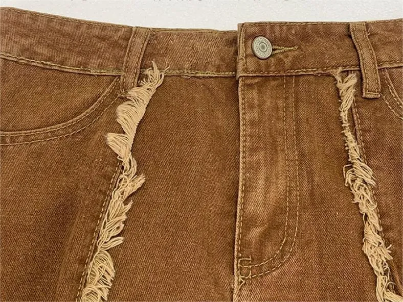 Paola Retro Denim Skirt