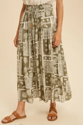 Patchwork Maxi Skirt