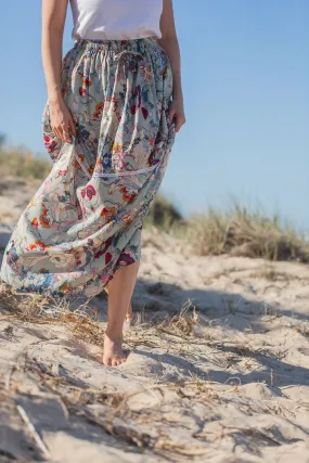 Pistachio Maxi Skirt