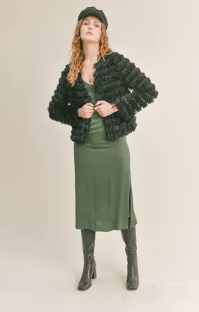 Prism Fringe Sherpa Jacket
