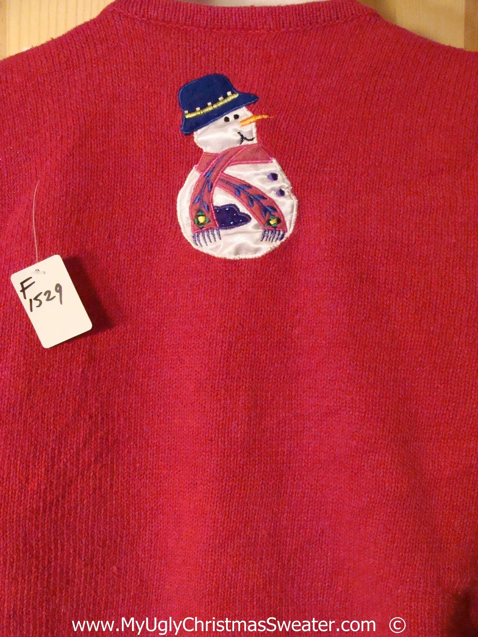 Random Snowmen and Hats Festive Christmas Sweater Vest