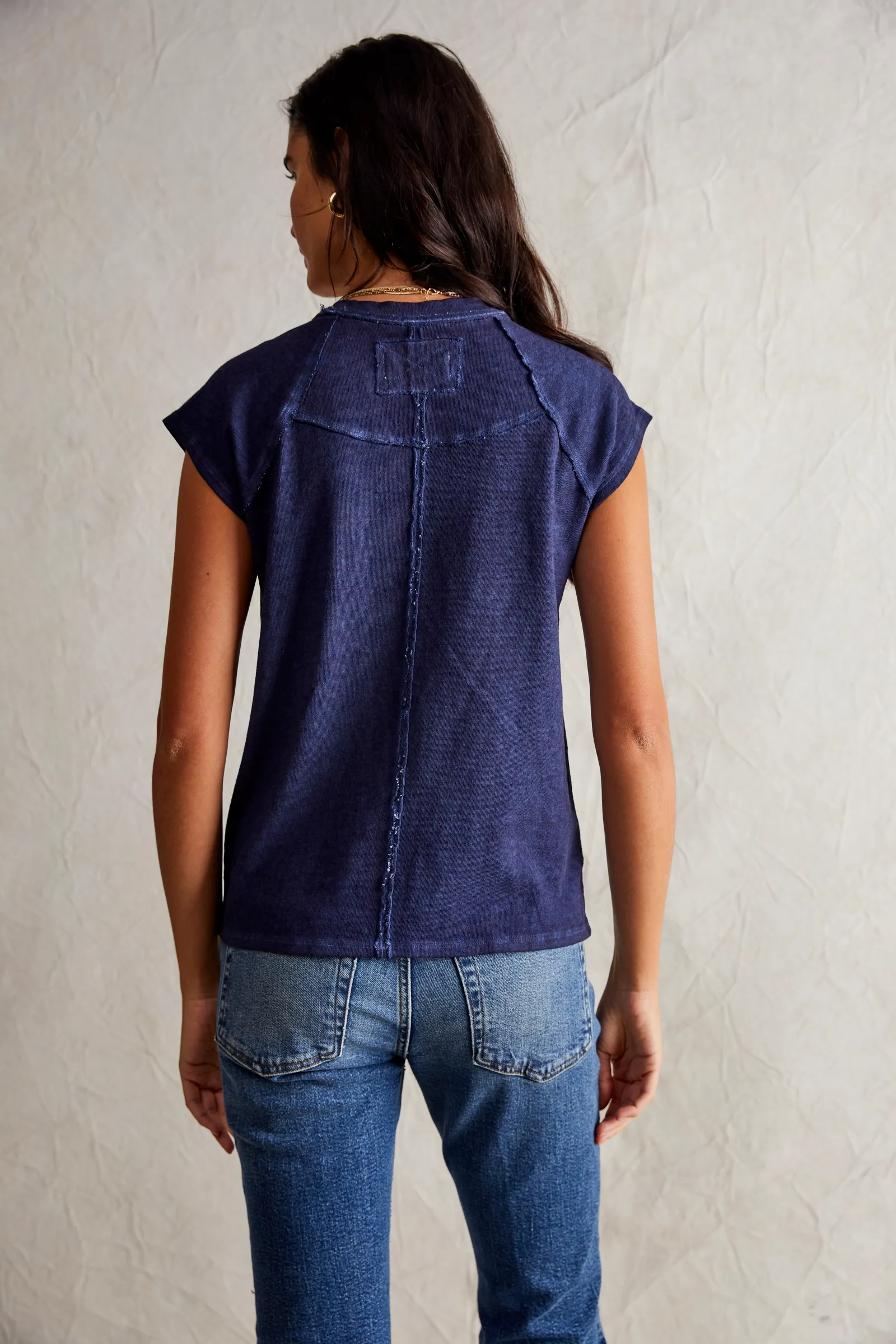 Riley Tee - Peacoat