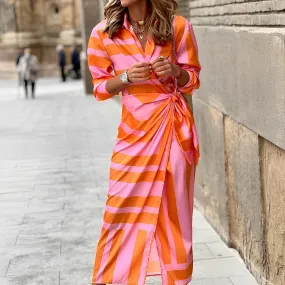 Sarah Multicoloured Long Summer Dress