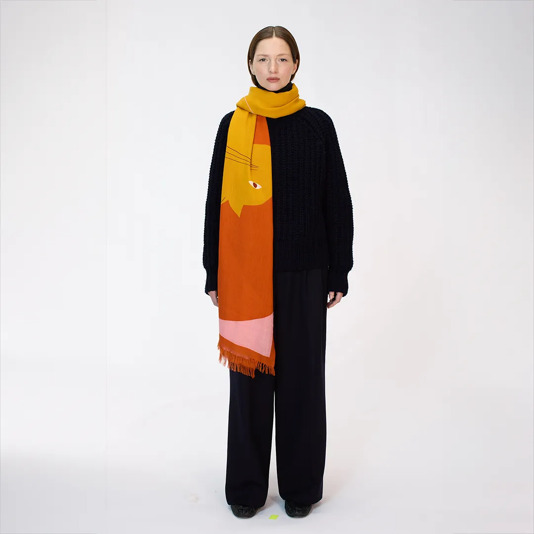 Scarf 100 Amour in Nude by Inoui Editions