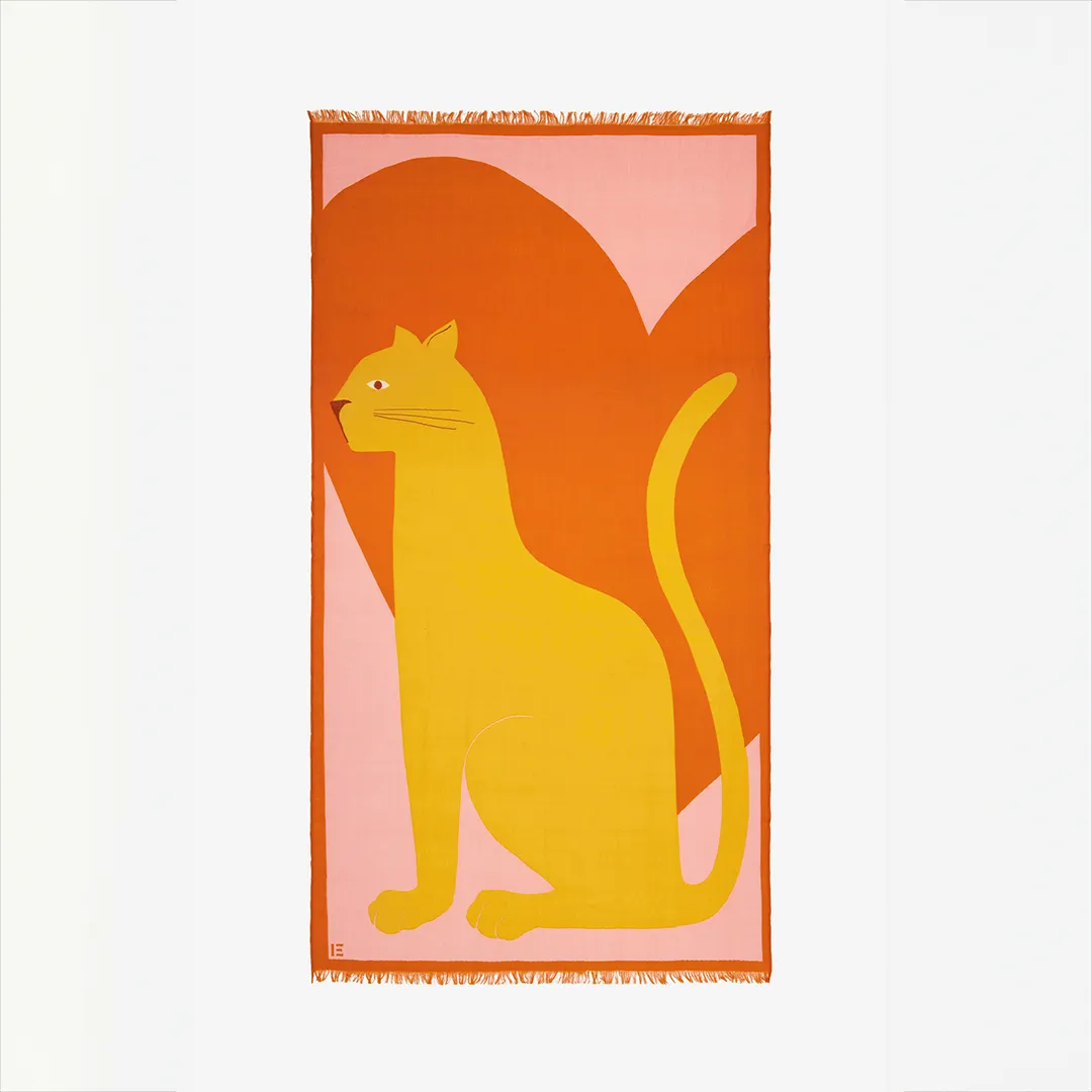 Scarf 100 Amour in Nude by Inoui Editions