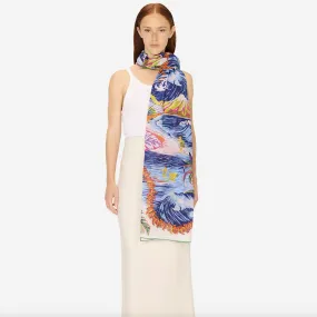 Scarf 100 'Hawai' in White by Inoui Editions