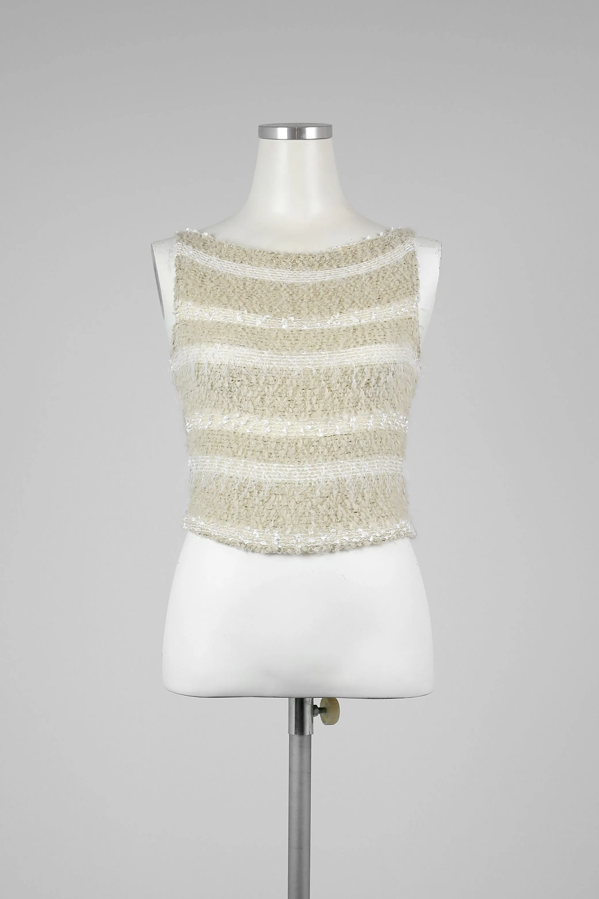 Sleeveless Striped Top