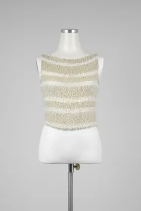 Sleeveless Striped Top