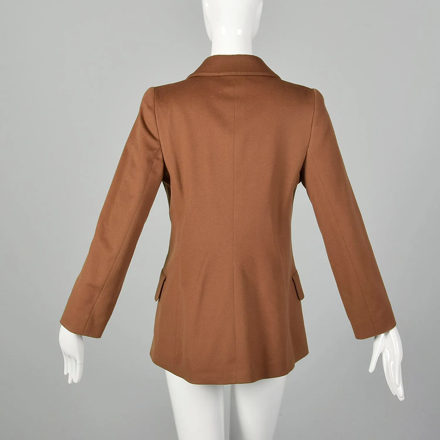 Small-Medium Valentino Brown Cashmere Coat
