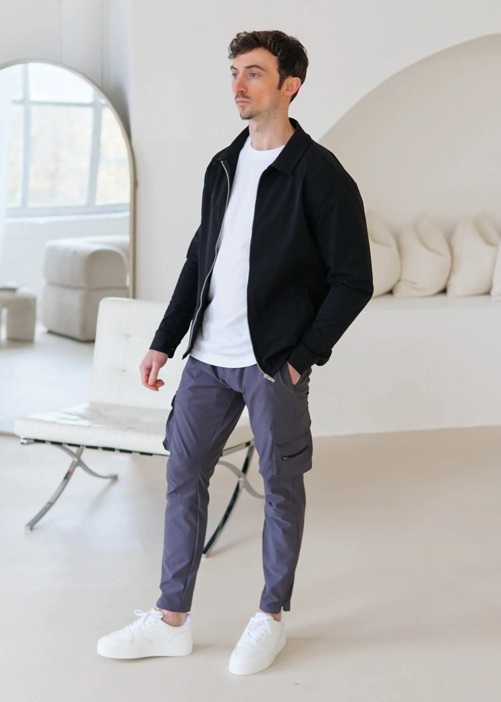 Smart Stretch Jacket In Black