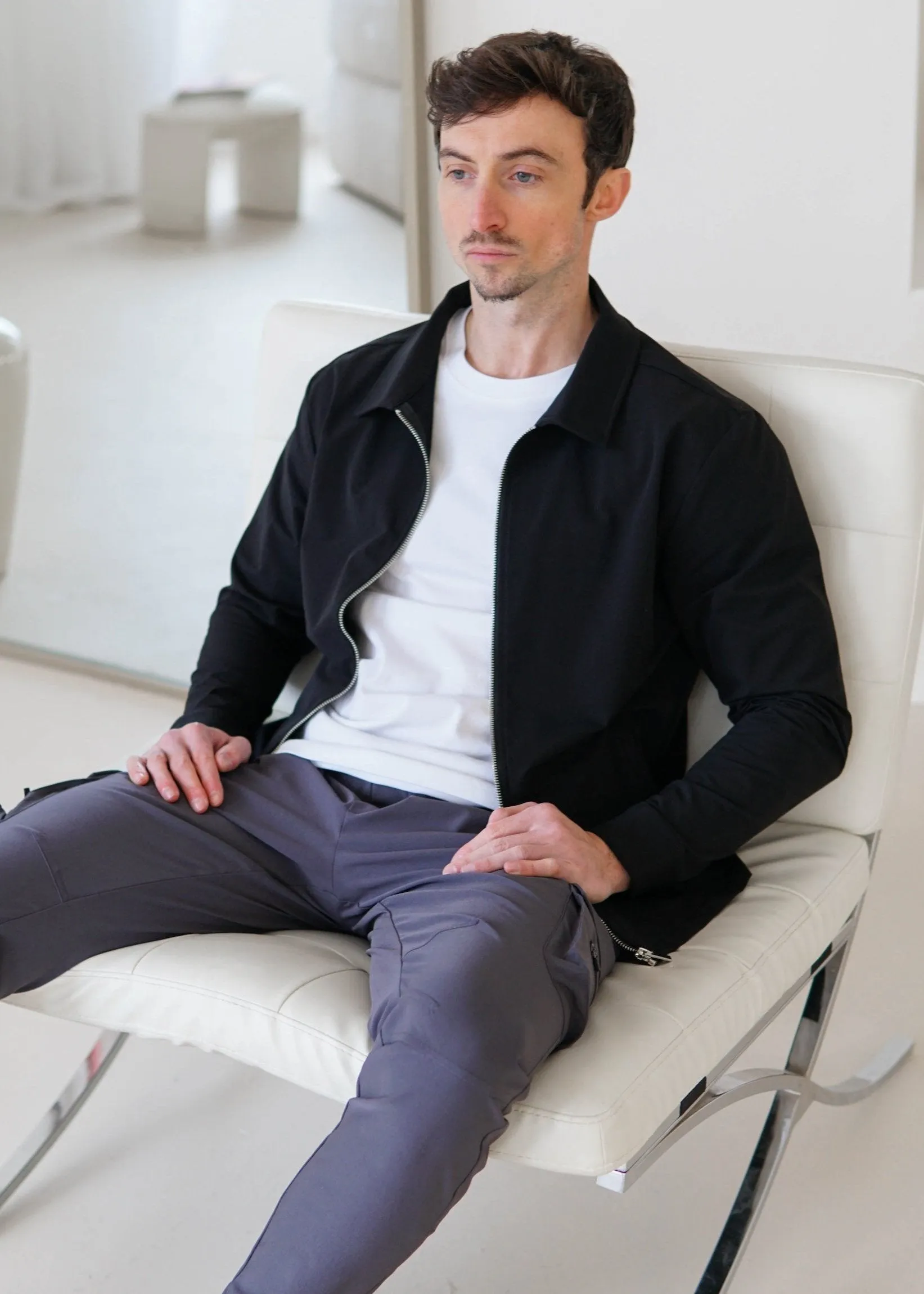 Smart Stretch Jacket In Black