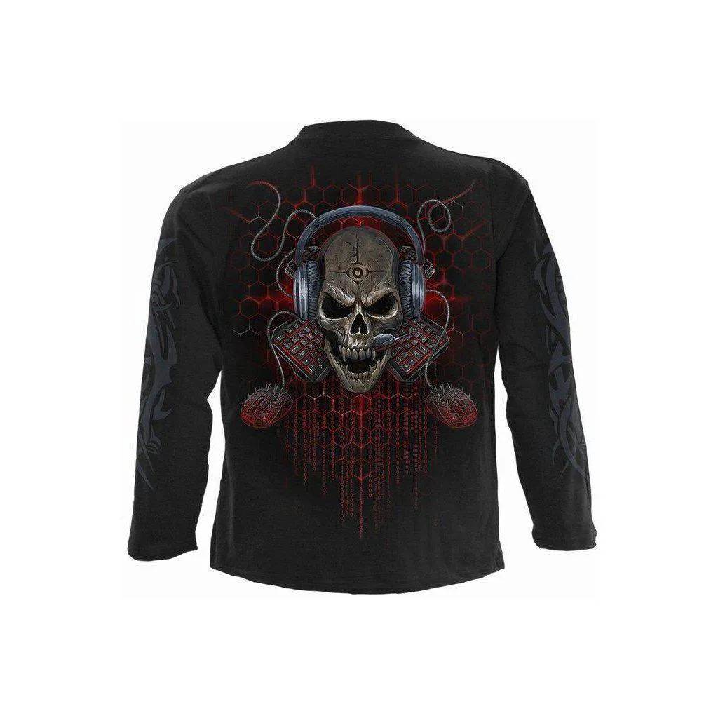 Spiral PC Gamer - Longsleeve T-Shirt Black